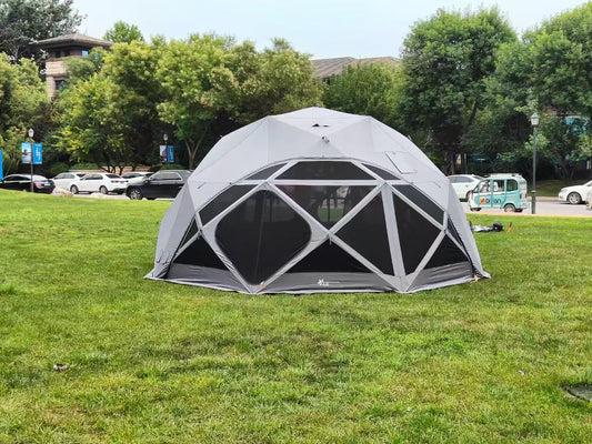 8-10 Person Octagon Camping Tent | Waterproof Double-Layer Family Shelter